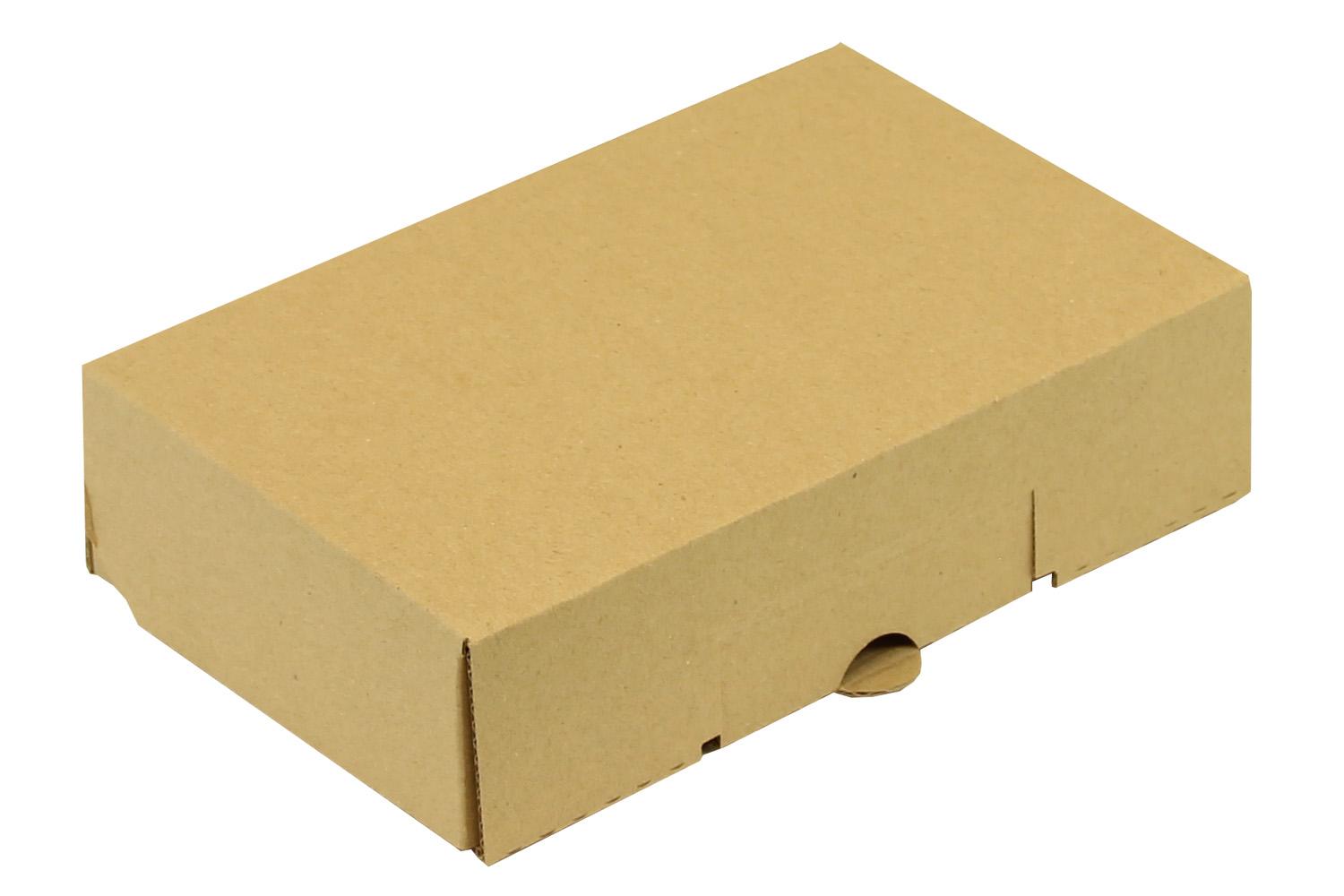 Klappschachtel 1-wellig, braun, Qual. 1.30 | 182 x 112 x 45 mm (L x B x H) Innenmaß | VE = 25 Stk.