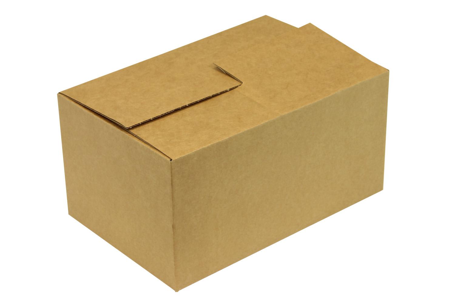 Automatikkarton 1-wellig, braun, Qual. 1.30, DIN B5 | 285 x 185 x 140 mm (L x B x H) Innenmaß | VE = 20 Stk.