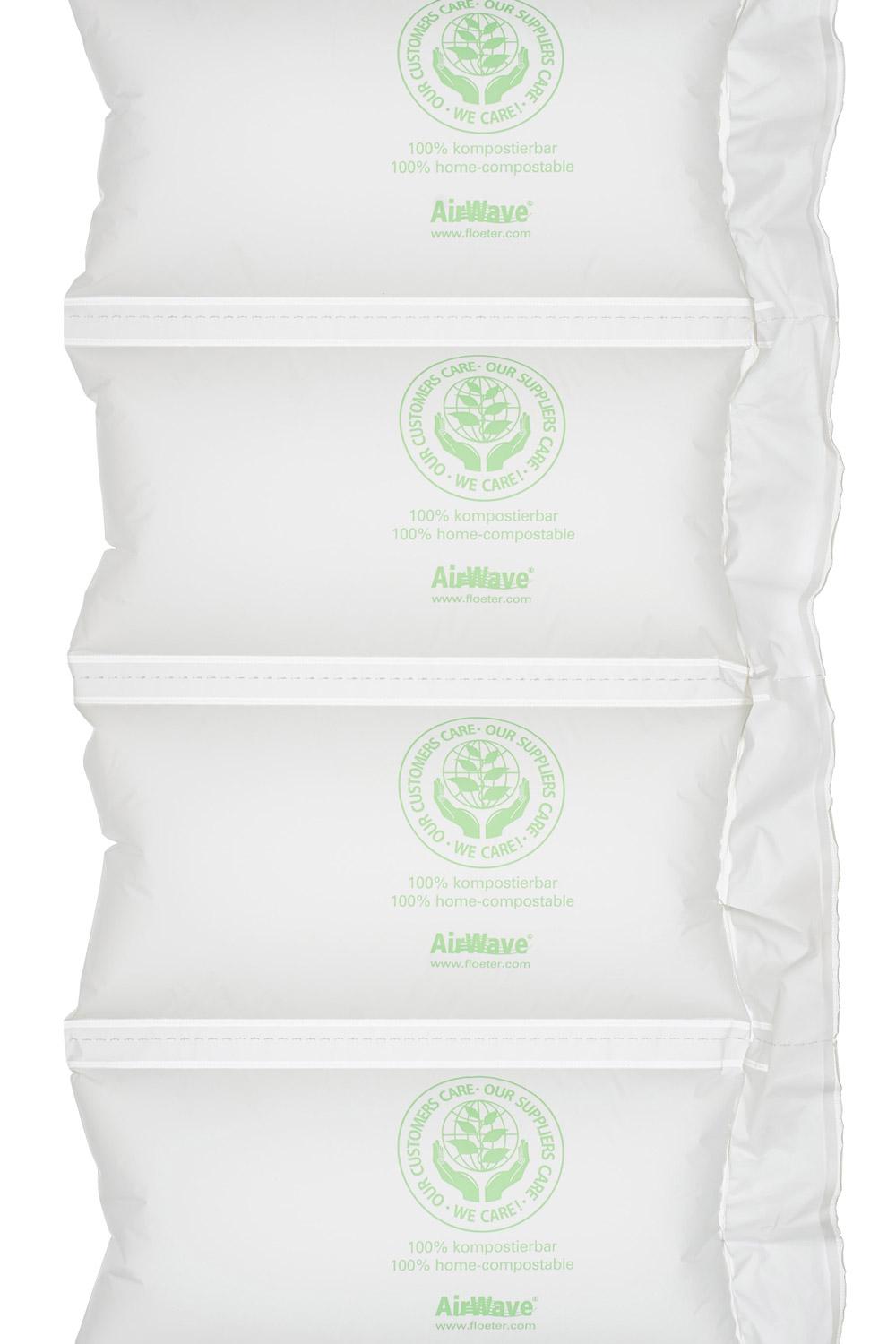 TP-AirWave BIO Luftpolsterkette, 500 lfm., 20 µ | Kissenformat: 210 x 100 mm (B x L) | VE = 2 Stk.