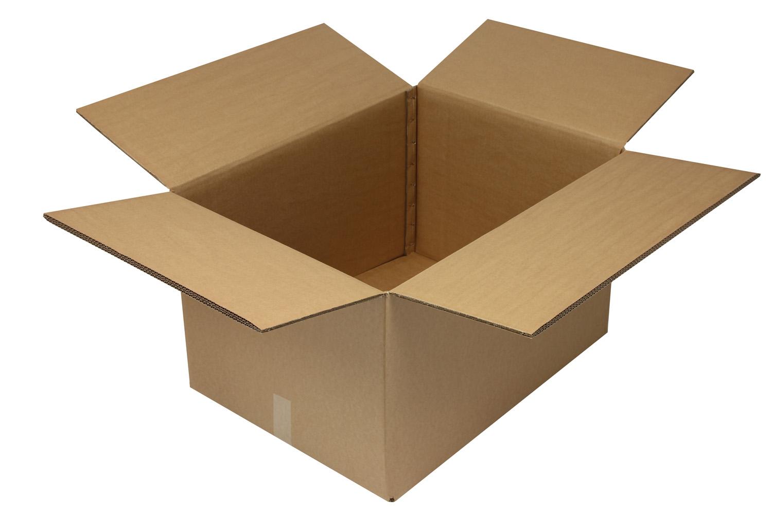 Wellpapp-Faltkarton 3-wellig, braun, Qual. 2.91 | 770 x 570 x 440 mm (L x B x H) Innenmaß | VE = 5 Stk.