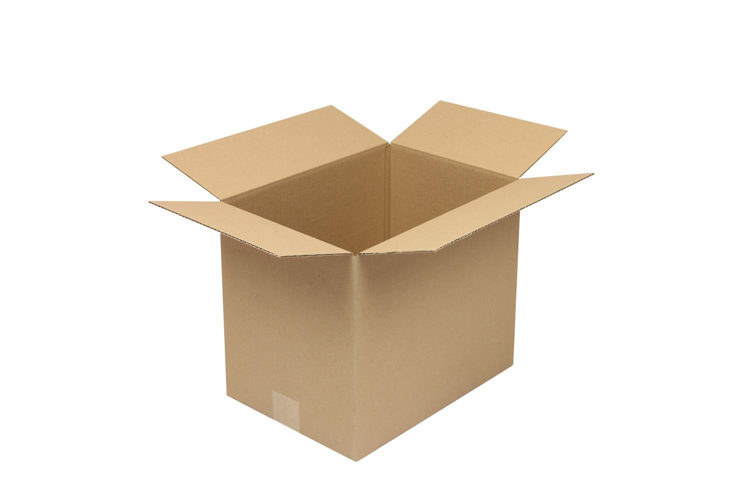 Wellpapp-Faltkarton 1-wellig, braun, Qual. 1.20, DIN C4 | 340 x 240 x 280 mm (L x B x H) Innenmaß | VE = 25 Stk.