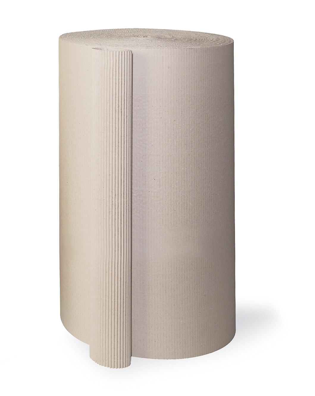 Rollenwellpappe offene Welle, 185 g/m², 1.000 mm breit | 1000 mm x 70 lfm. |