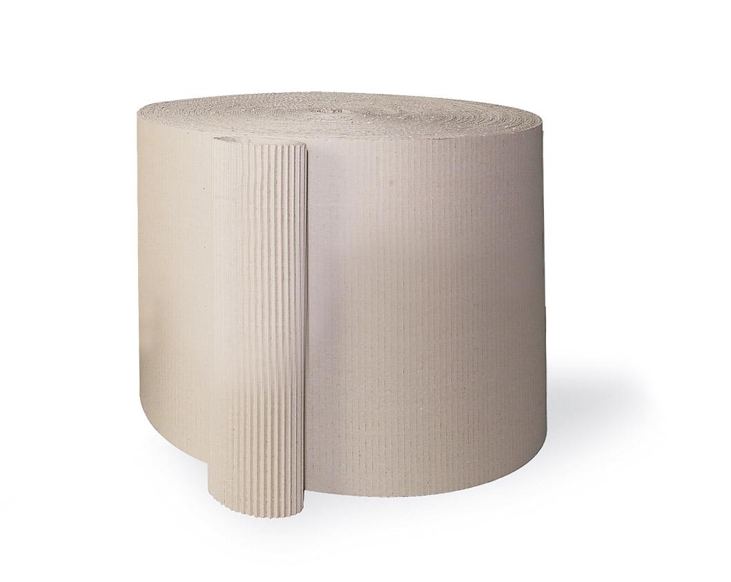Rollenwellpappe offene Welle, 185 g/m², 500 mm breit | 500 mm x 70 lfm. |