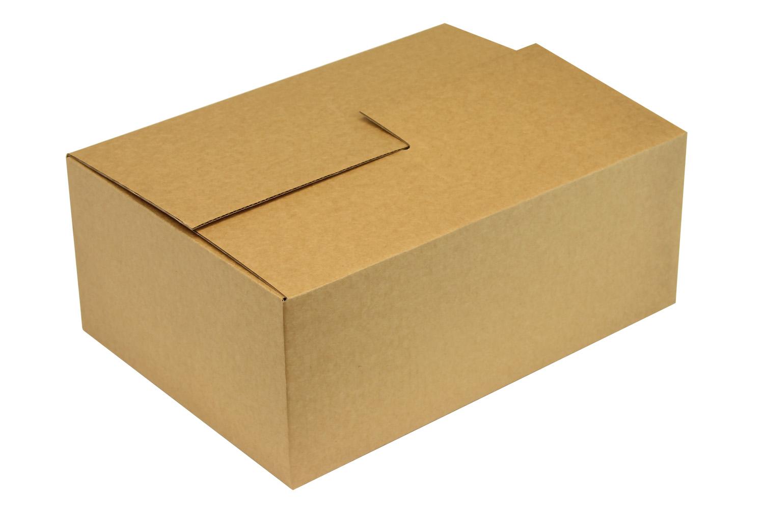Automatikkarton 1-wellig, braun, Qual. 1.20, DIN C4 | 350 x 250 x 135 mm (L x B x H) Innenmaß | VE = 20 Stk.