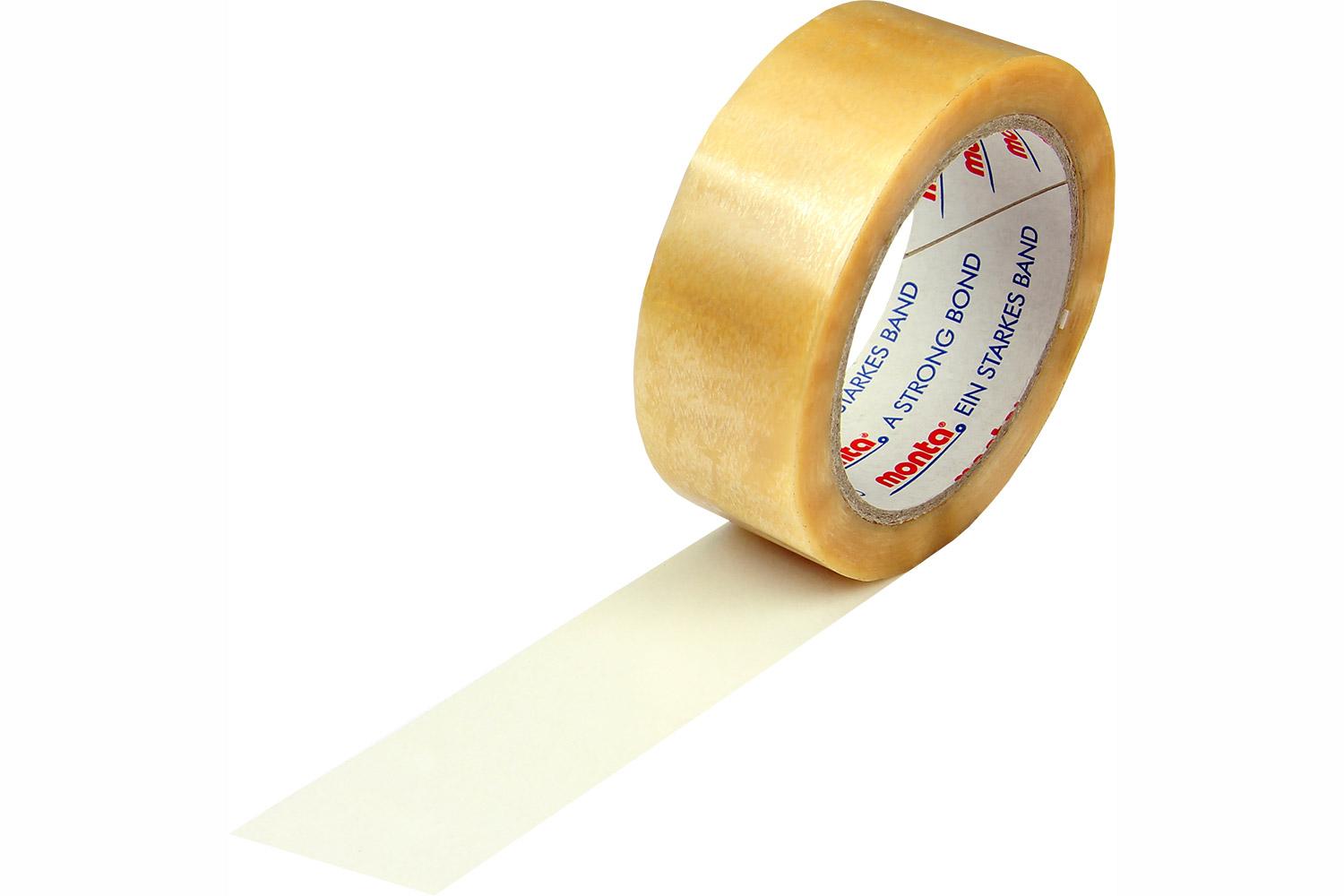 PVC-Selbstklebefilm monta 220, transparent, 54 µ | 38 mm x 66 lfm. | VE = 6 Stk.