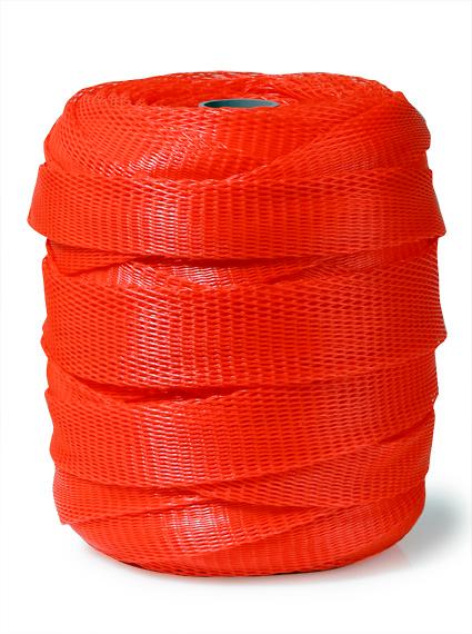 Kunststoff-Schutznetze, rot | Passend für Produkte mit 80 bis 130 mm Durchmesser, 100 lfm. |