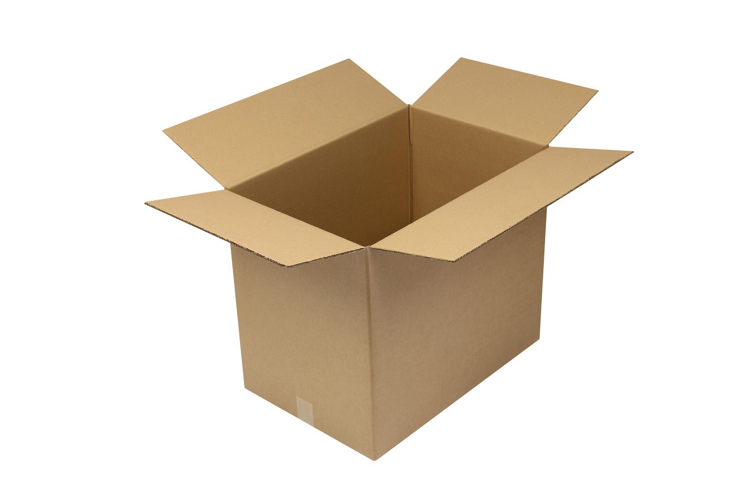 Wellpapp-Faltkarton 2-wellig, braun, Qual. 2.30 | 600 x 400 x 500 mm (L x B x H) Innenmaß | VE = 15 Stk.