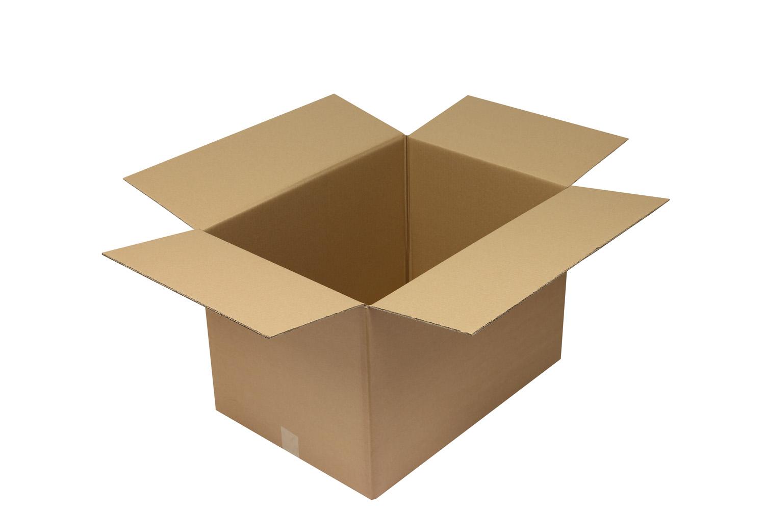Wellpapp-Faltkarton 2-wellig, braun, Qual. 2.30, DIN C2 | 650 x 460 x 430 mm (L x B x H) Innenmaß | VE = 10 Stk.