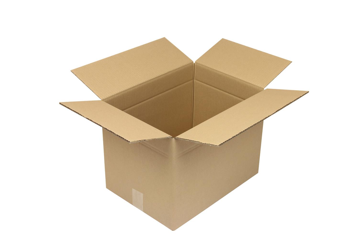 Wellpapp-Faltkarton 2-wellig, braun, Qual. 2.30, DIN A3 | 430 x 310 x 315 mm (L x B x H) Innenmaß | VE = 10 Stk.