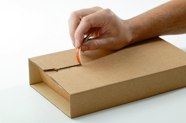 Buchverpackung Drehfix mit SK-Verschluss, braun, Qual. 1.20, DIN A5 | 220 x 160 x 10–50 mm (L x B x H) Innenmaß | VE = 50 Stk.