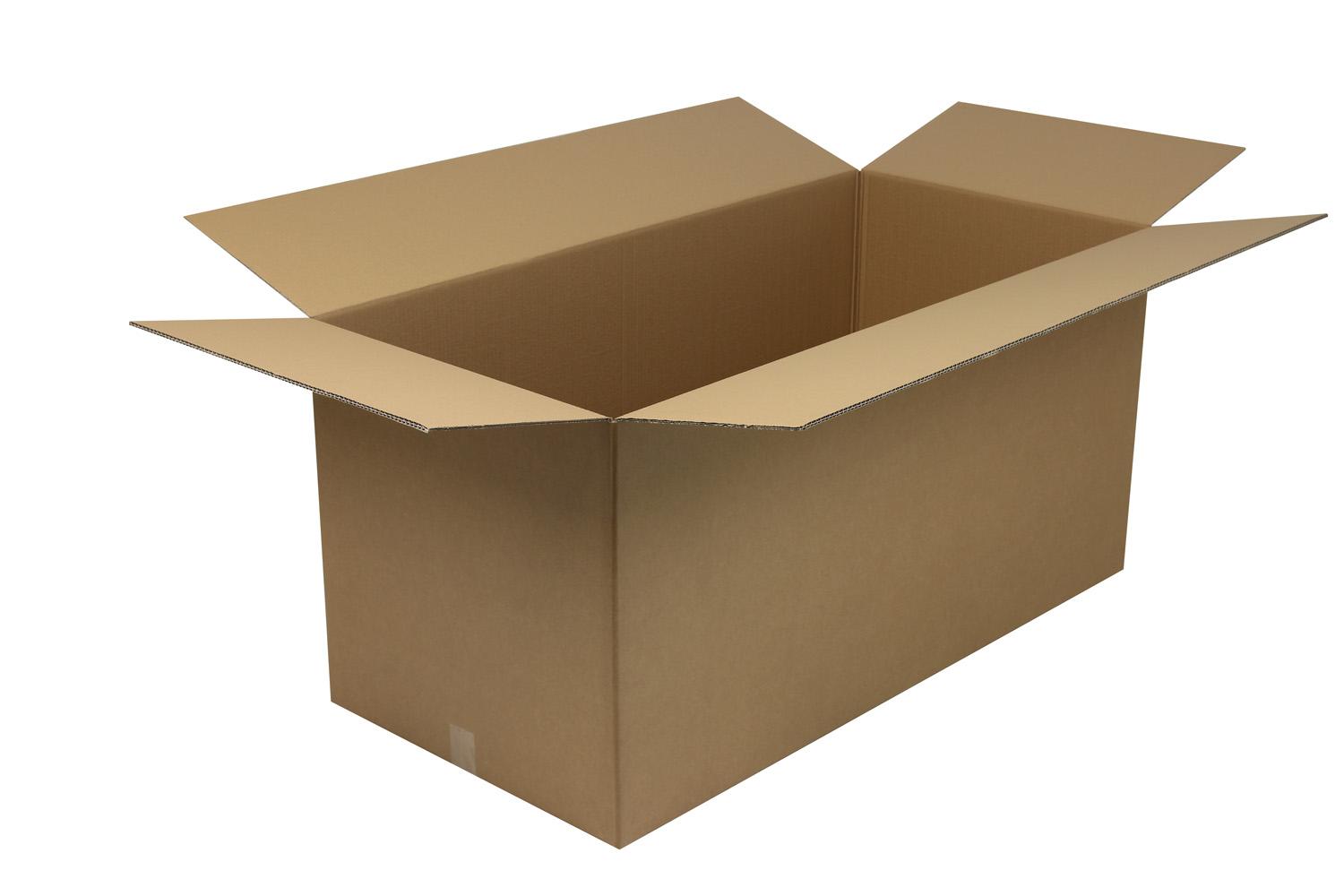 Wellpapp-Faltkarton 2-wellig, braun, Qual. 2.30 | 1200 x 570 x 570 mm (L x B x H) Innenmaß | VE = 10 Stk.