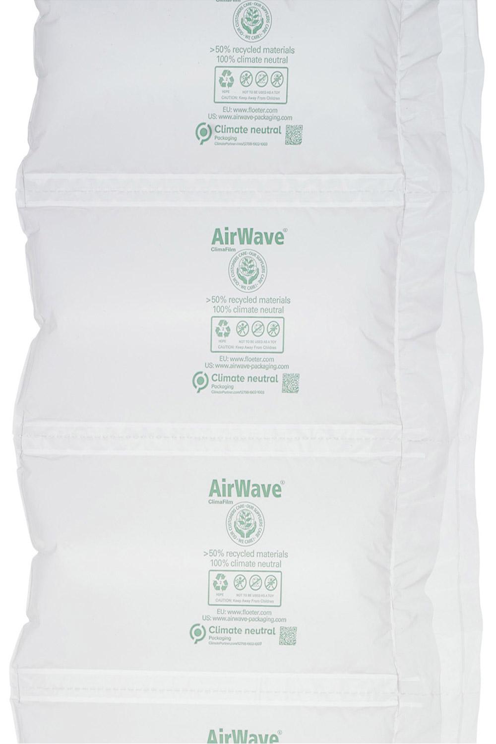TP-AirWave ClimaFilm Luftpolsterkette, 300 lfm., 20 µ | Kissenformat: 210 x 100 mm (B x L) | VE = 2 Stk.