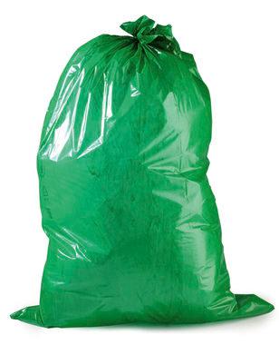 Müllsack, 120 Liter, grün, 45 µ | 700 x 1100 mm (Offene Seite x L) | VE = 250 Stk.
