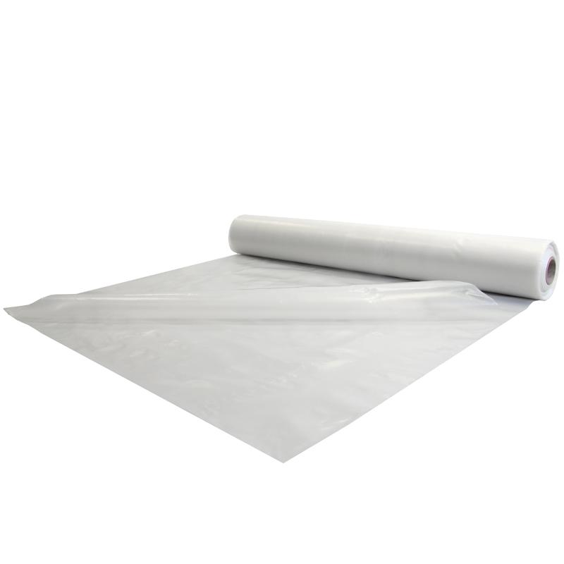 LDPE-Flachfolie, transparent, 120 µ | 4000 mm x 50 lfm. (auf 1000 mm Breite gefaltet) |