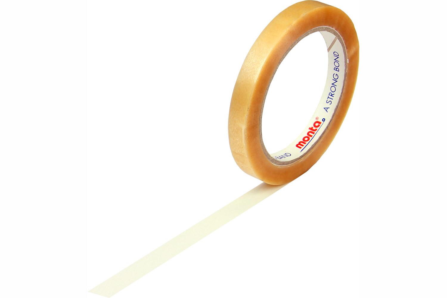 PVC-Selbstklebefilm monta 220, transparent, 54 µ | 12 mm x 66 lfm. | VE = 12 Stk.