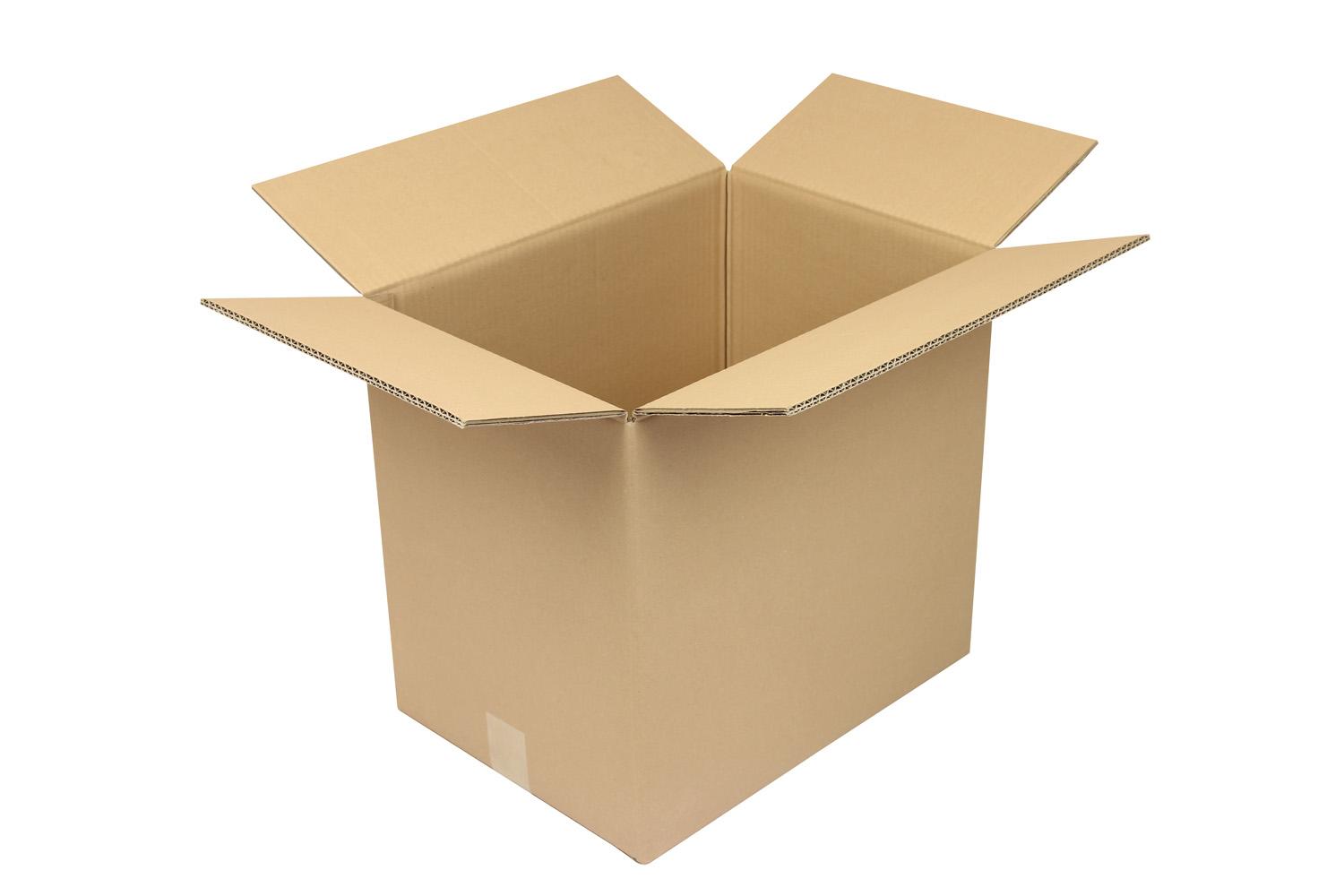 Wellpapp-Faltkarton 2-wellig, braun, Qual. 2.30, DIN A3 | 430 x 310 x 390 mm (L x B x H) Innenmaß | VE = 20 Stk.