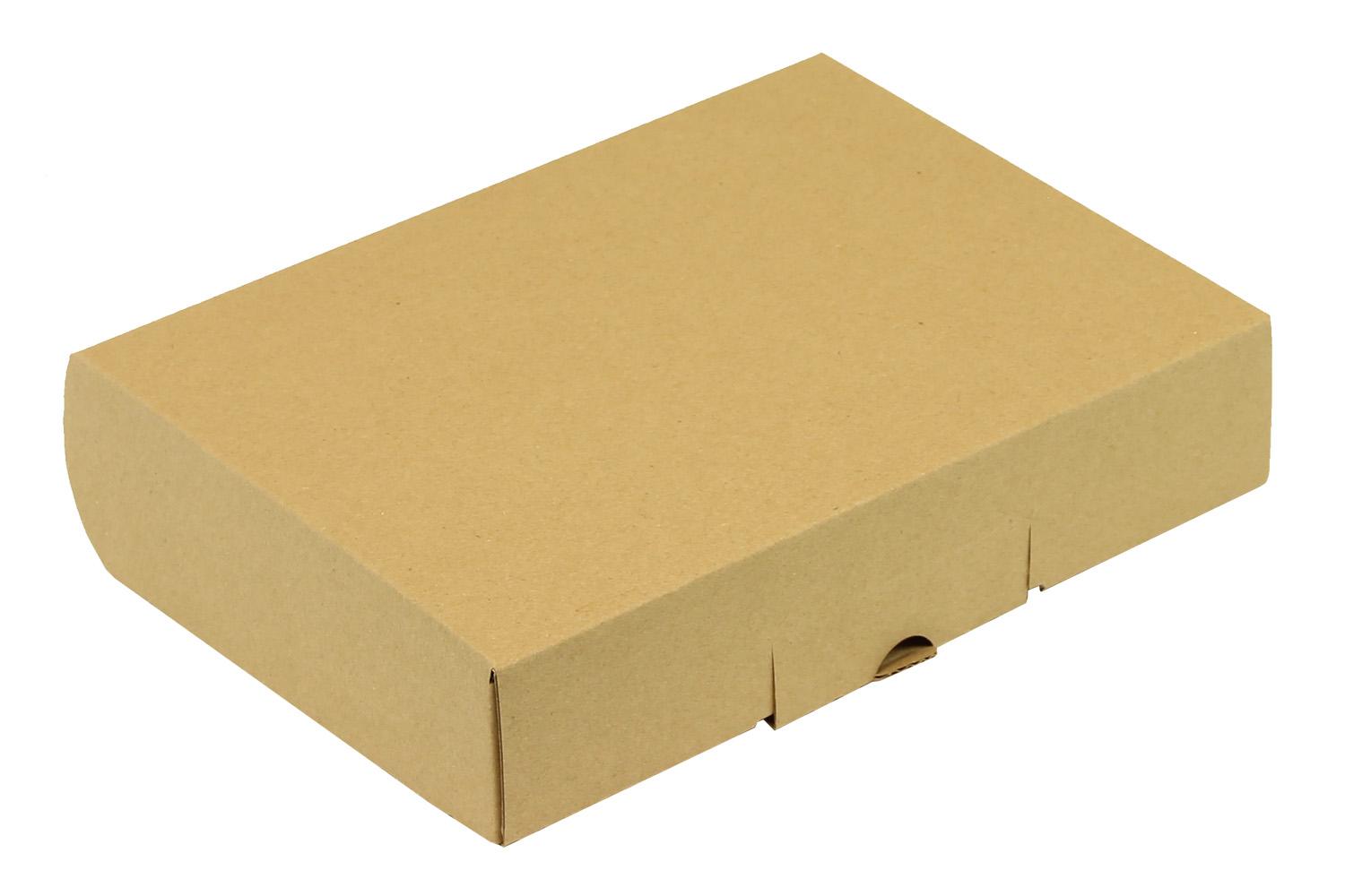 Klappschachtel 1-wellig, braun, Qual. 1.30, DIN A5 | 220 x 155 x 45 mm (L x B x H) Innenmaß | VE = 25 Stk.