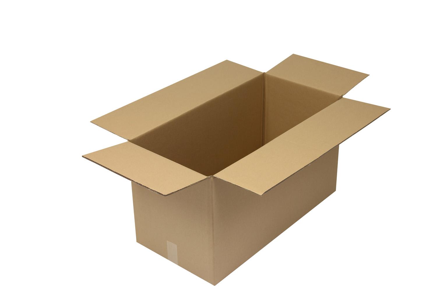 Wellpapp-Faltkarton 2-wellig, braun, Qual. 2.35 | 785 x 385 x 425 mm (L x B x H) Innenmaß | VE = 15 Stk.