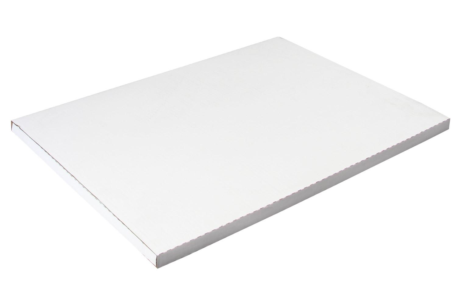 Kalenderverpackung, Qual. 1.30, weiß, DIN A2 | 605 x 427 x 15 mm (L x B x H) Innenmaß | VE = 25 Stk.
