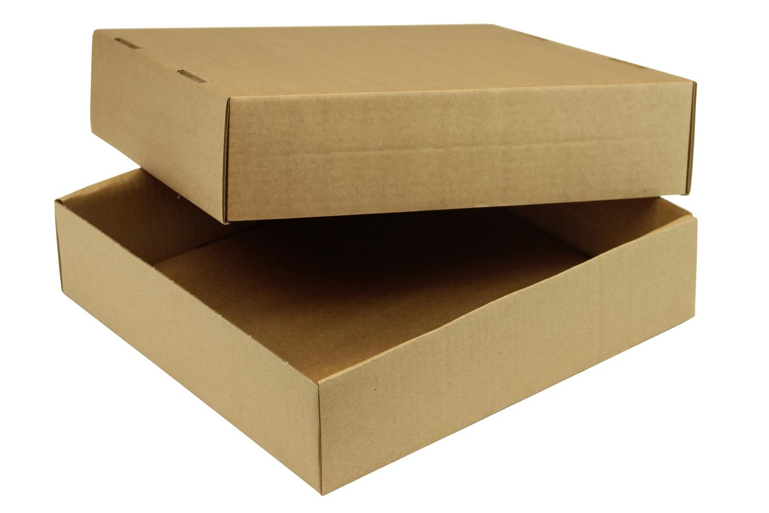Ordner-Versandkarton, 2-teilig, braun, teleskopierbar | 325 x 300 x 80 mm (L x B x H) Innenmaß | VE = 50 Stk.